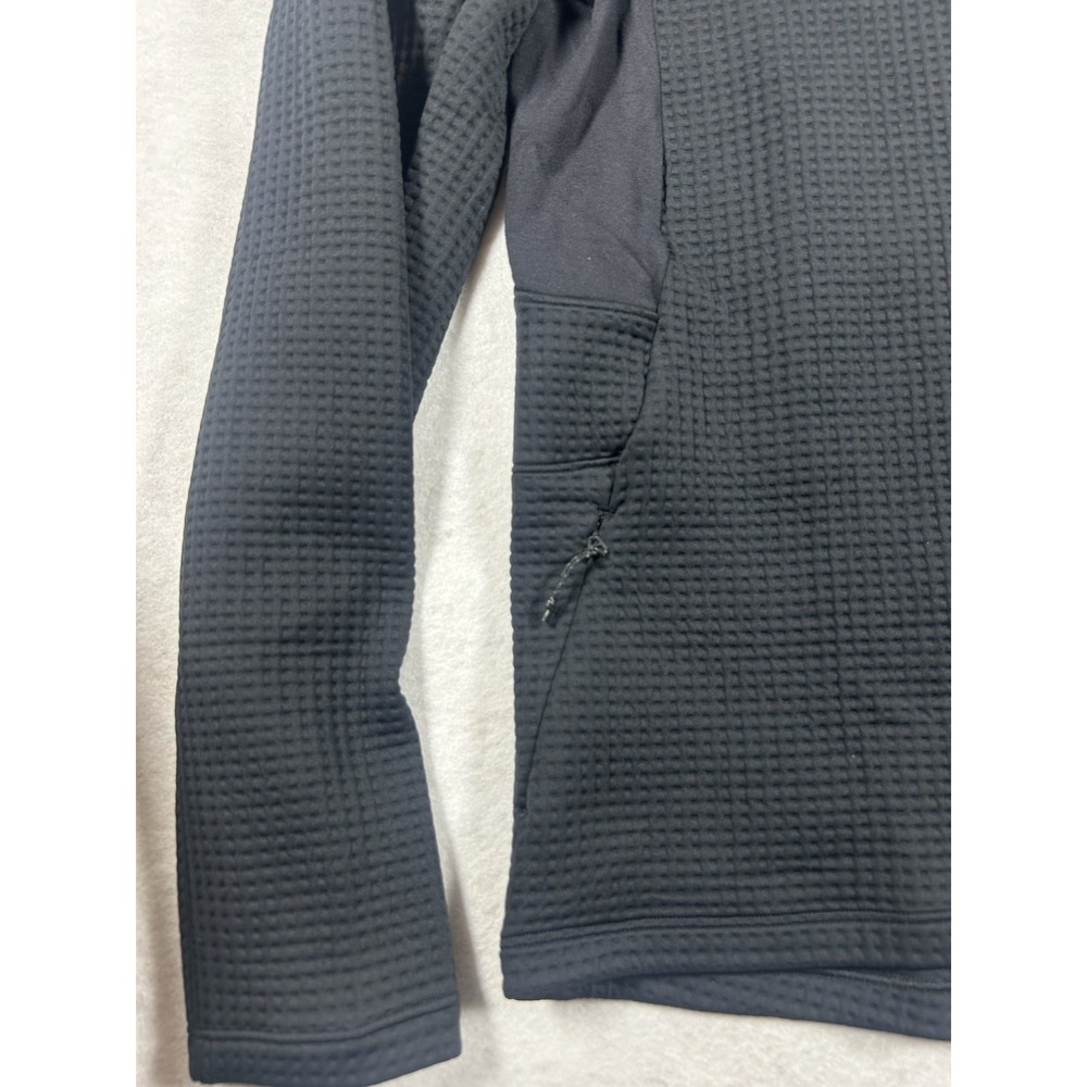 Lululemon WaffleKnit Half Zip Mens M Black Oakland Athletics MLB Baseball Jacket - Picture 5 of 9